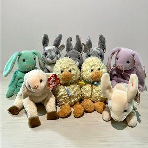 Spring Beanies! 9 Ty Beanie Babies